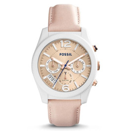 Uhrenarmband Fossil ES3980 Leder Rosa 20mm